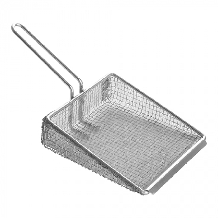 Frittenschaufel mit hohem Bord + Kratzer doppel